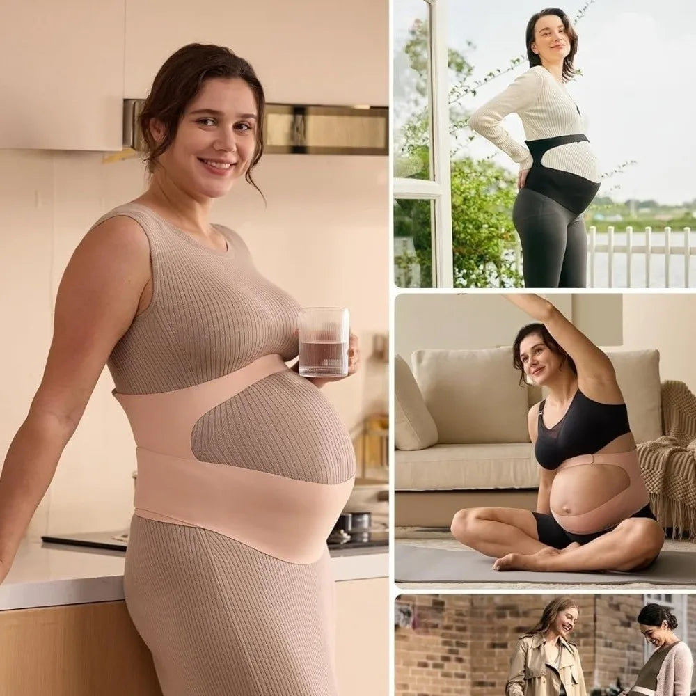Trevona™ Pregnancy Belly Belt – Breathable, Adjustable Bump Support