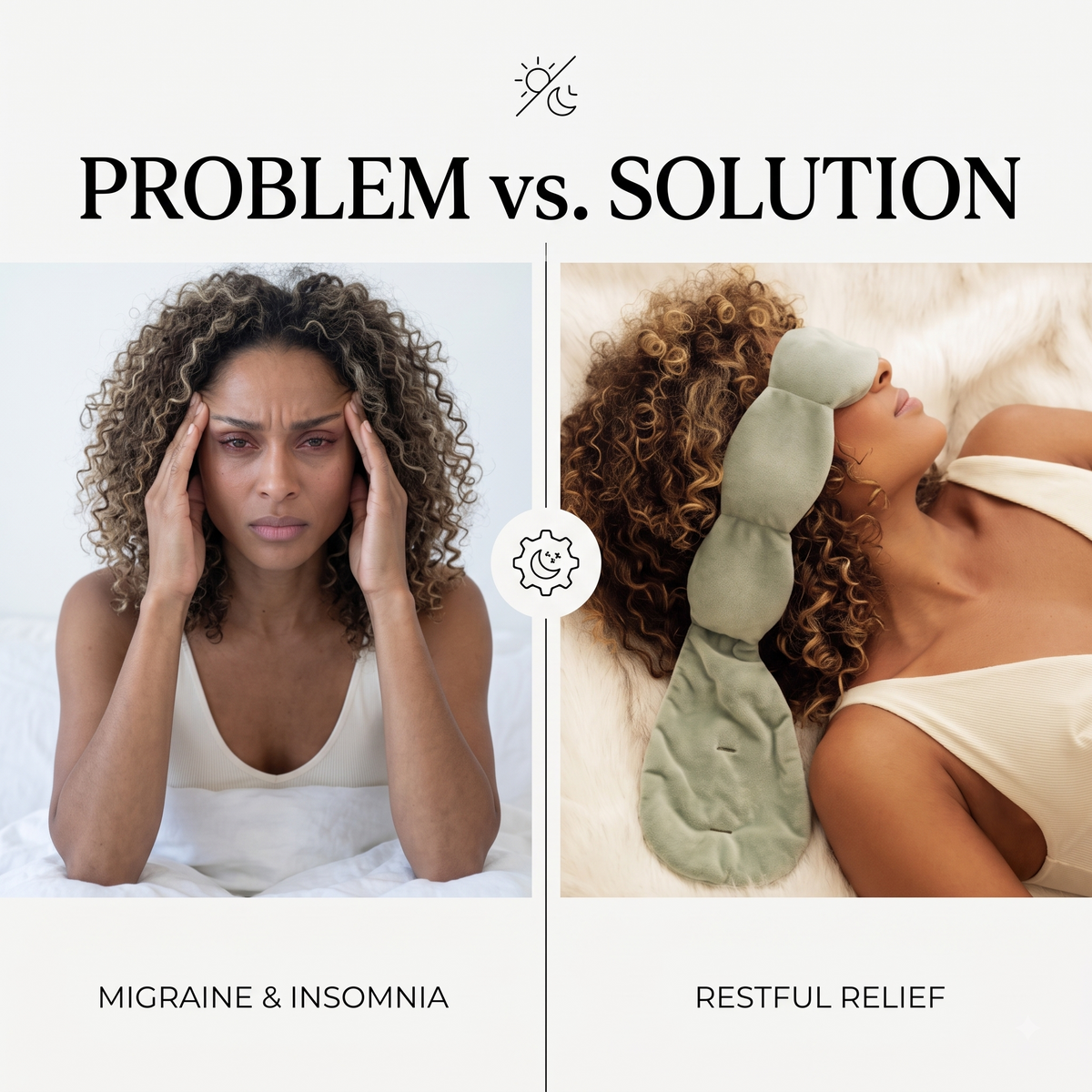 TREVONA™ DeepSleep Weighted Blackout Mask