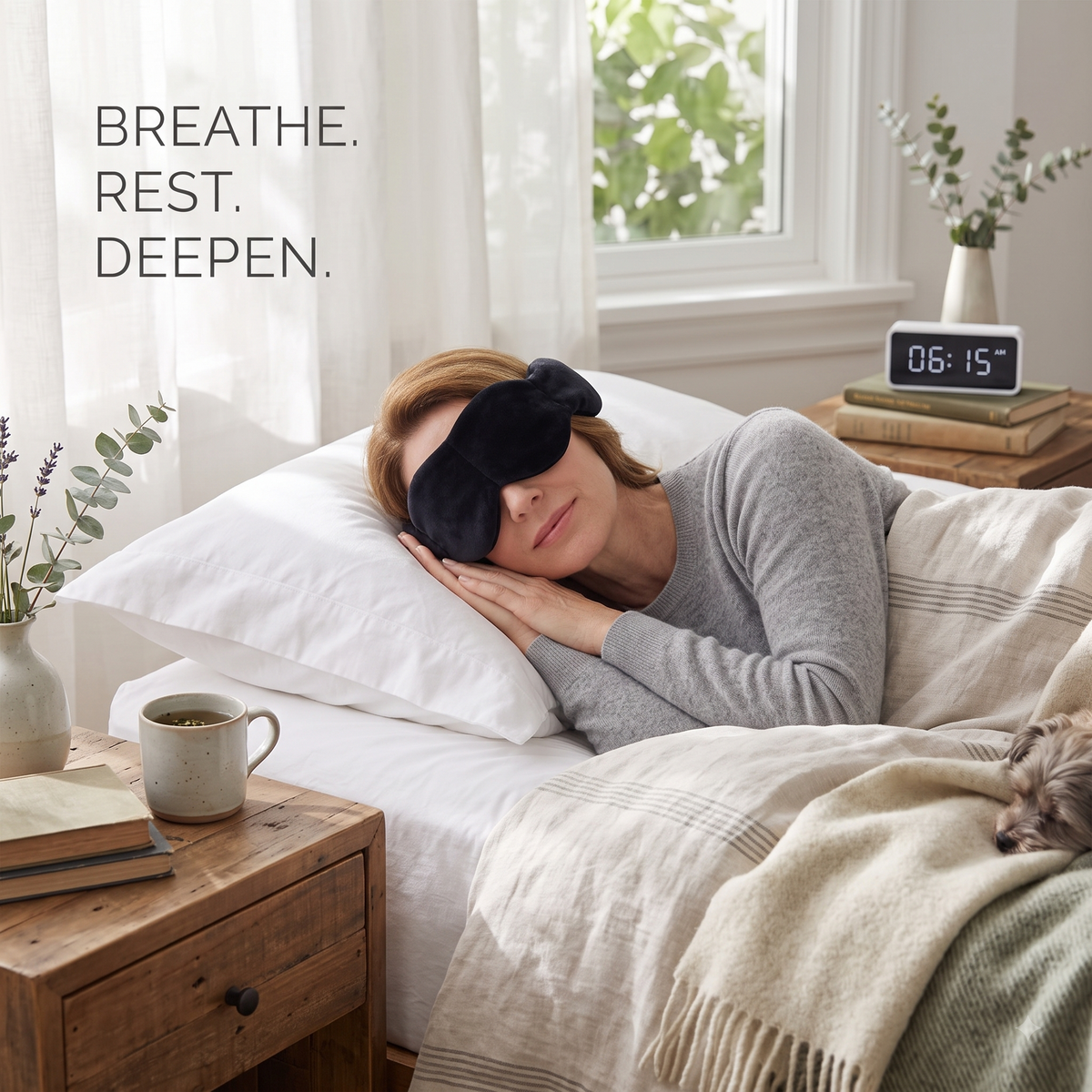 TREVONA™ DeepSleep Weighted Blackout Mask