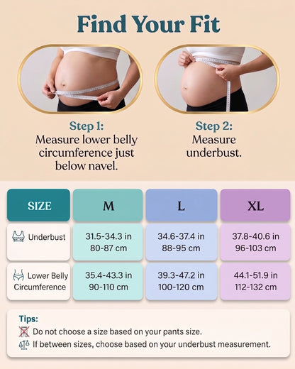 Trevona™ Pregnancy Belly Belt – Breathable, Adjustable Bump Support
