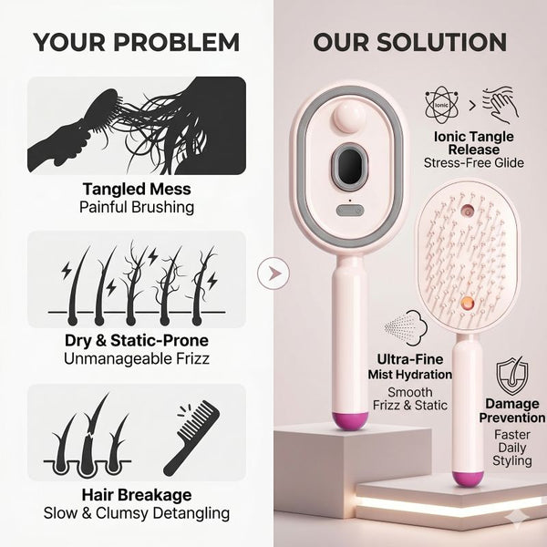 👑 Smooth. Hydrate. Protect. The Complete Detangling Solution.