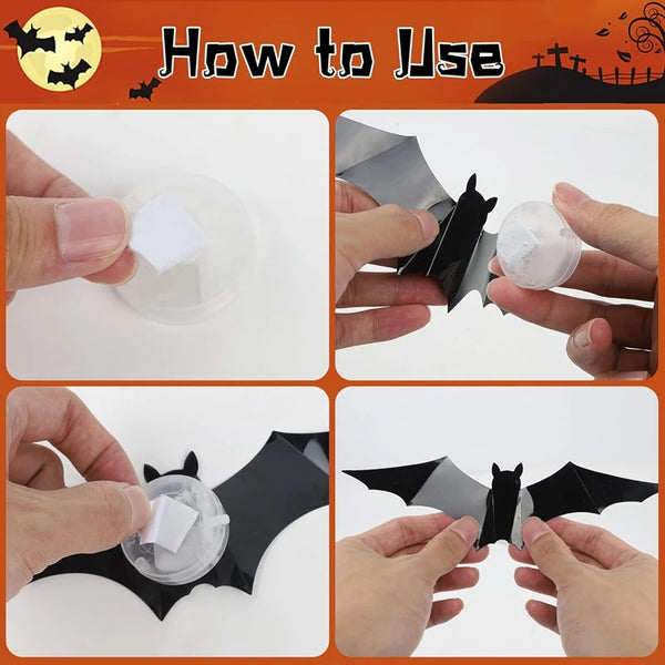 Glow-in-Dark Bat Stickers