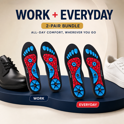 Trevona™ Long-Shift Comfort Insoles – Contoured, Cushioned & Trim-to-Fit